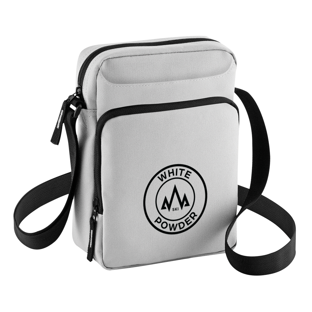 Across body bag "Light Grey "