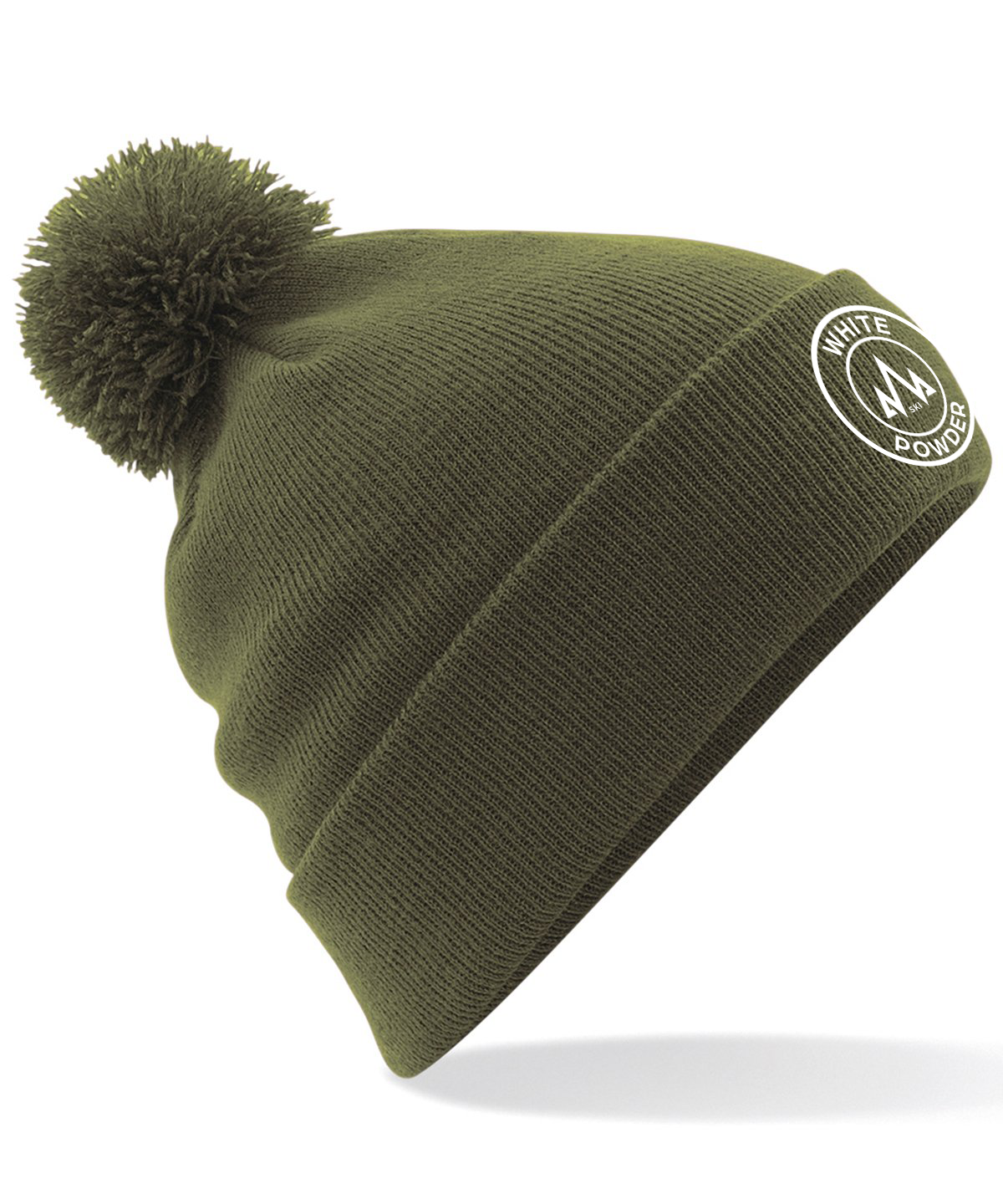 Original pom pom beanie "MOSS GREEN"