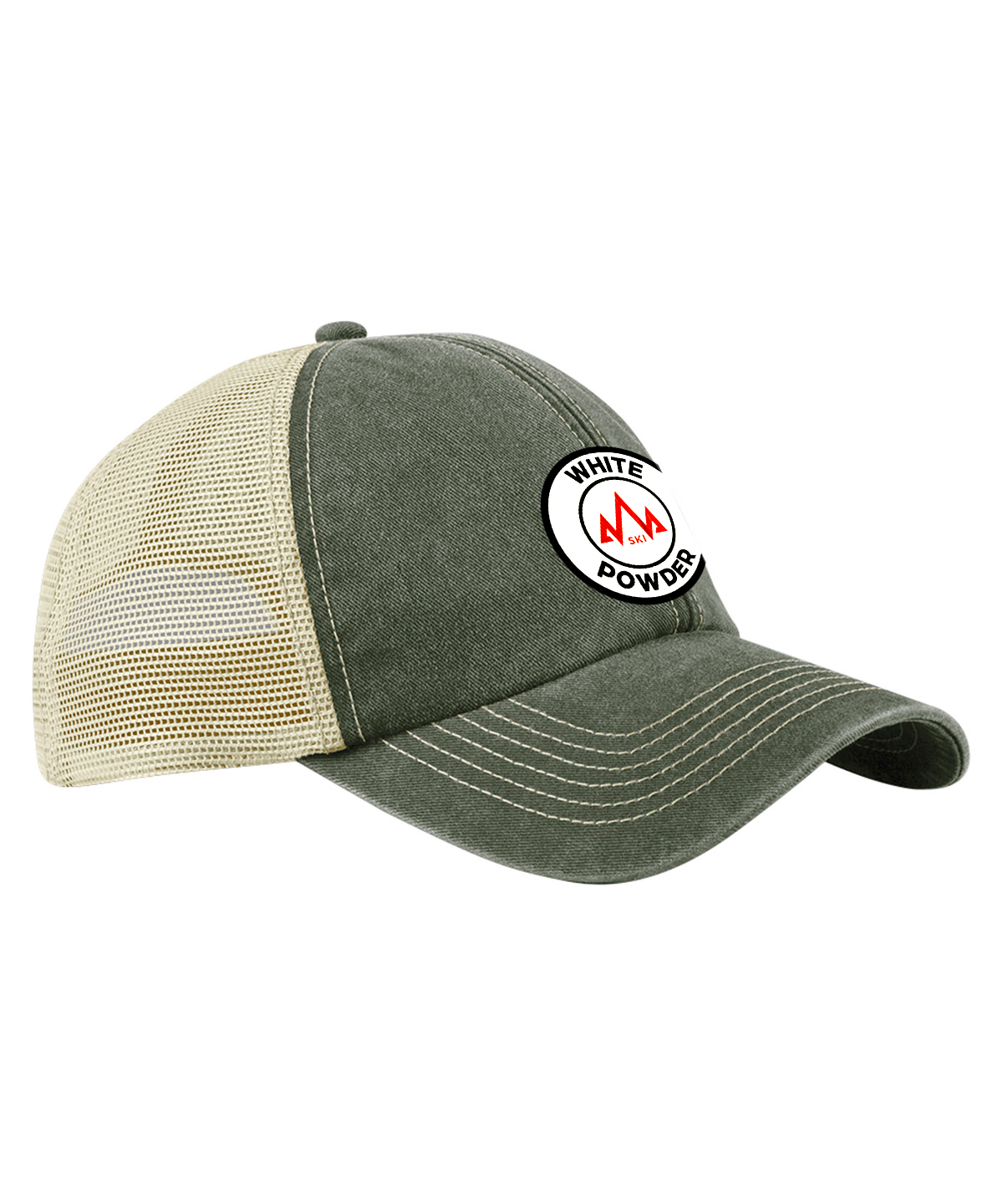 "Vintage Olive" Truckers Cap